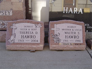 Custom Family Gravestones in Cheektowaga NY | Wagner Monuments