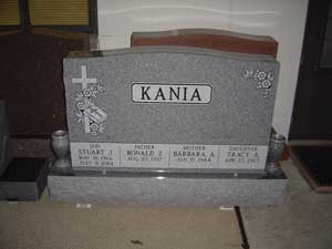 Red Granite Gravestones in Cheektowaga NY | Wagner Monuments