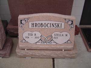 Green Granite Gravestones in Cheektowaga NY | Wagner Monuments